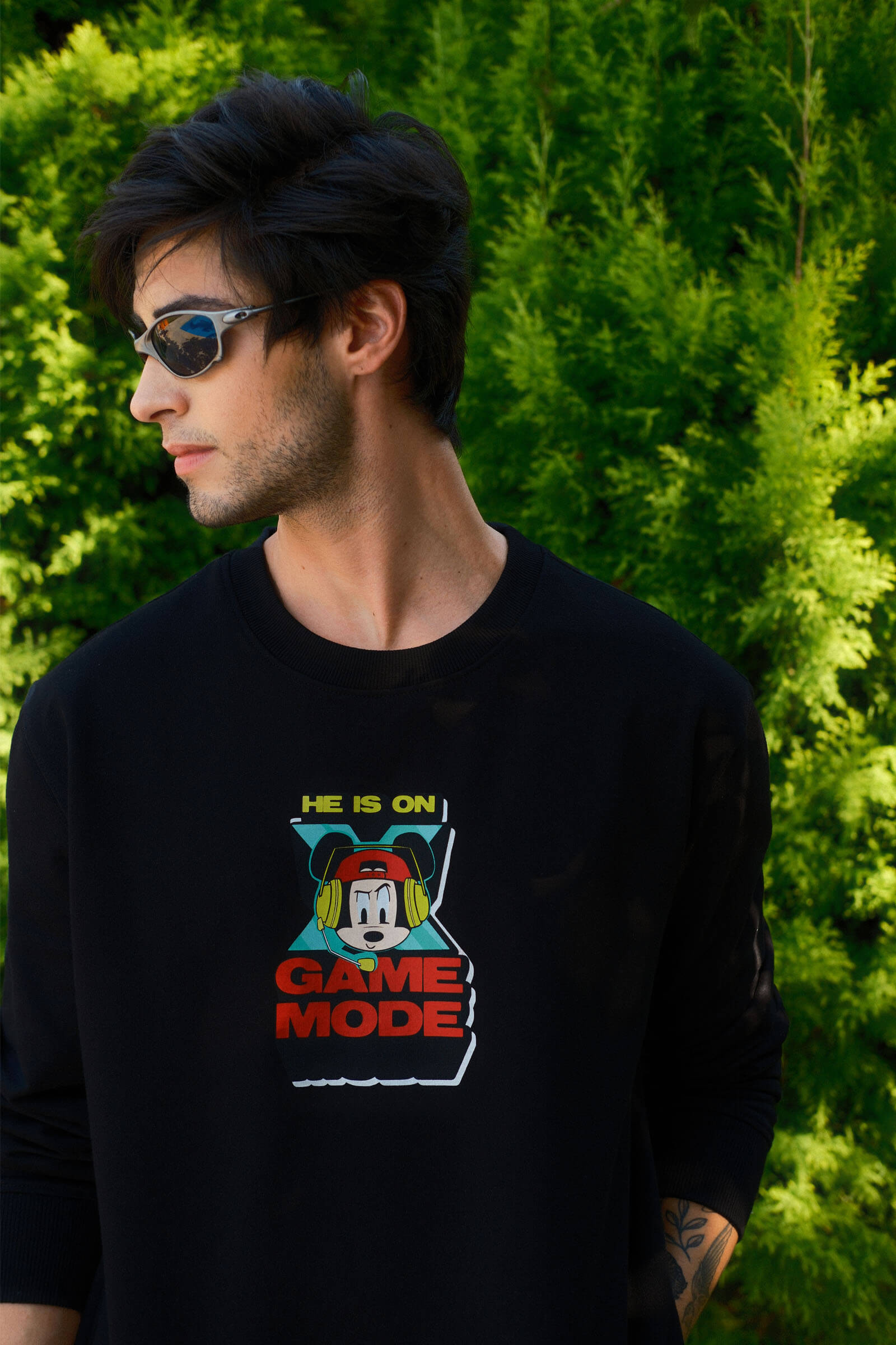 X Game Mode Oversized Sweatshirt - BonkersCorner