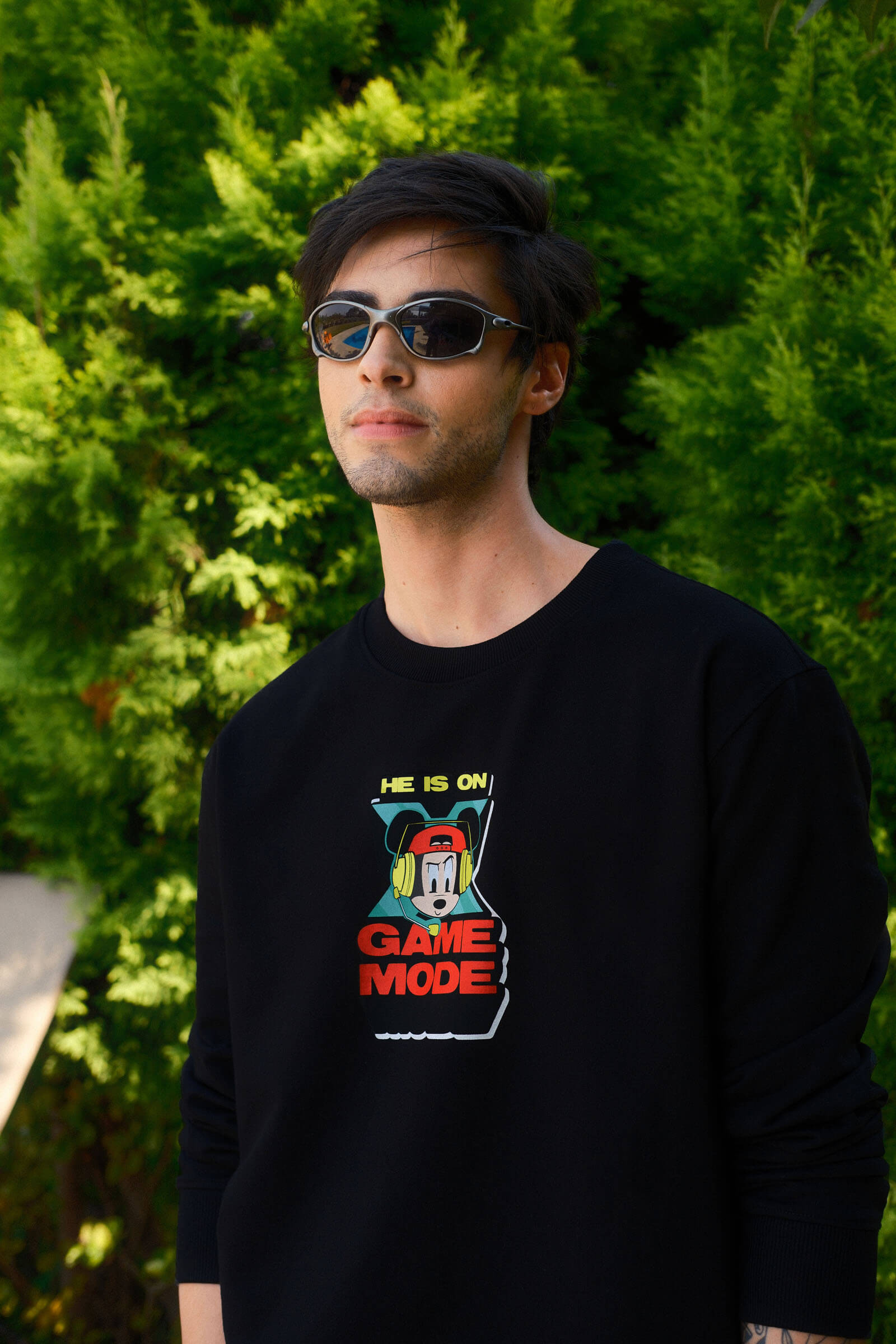 X Game Mode Oversized Sweatshirt - BonkersCorner