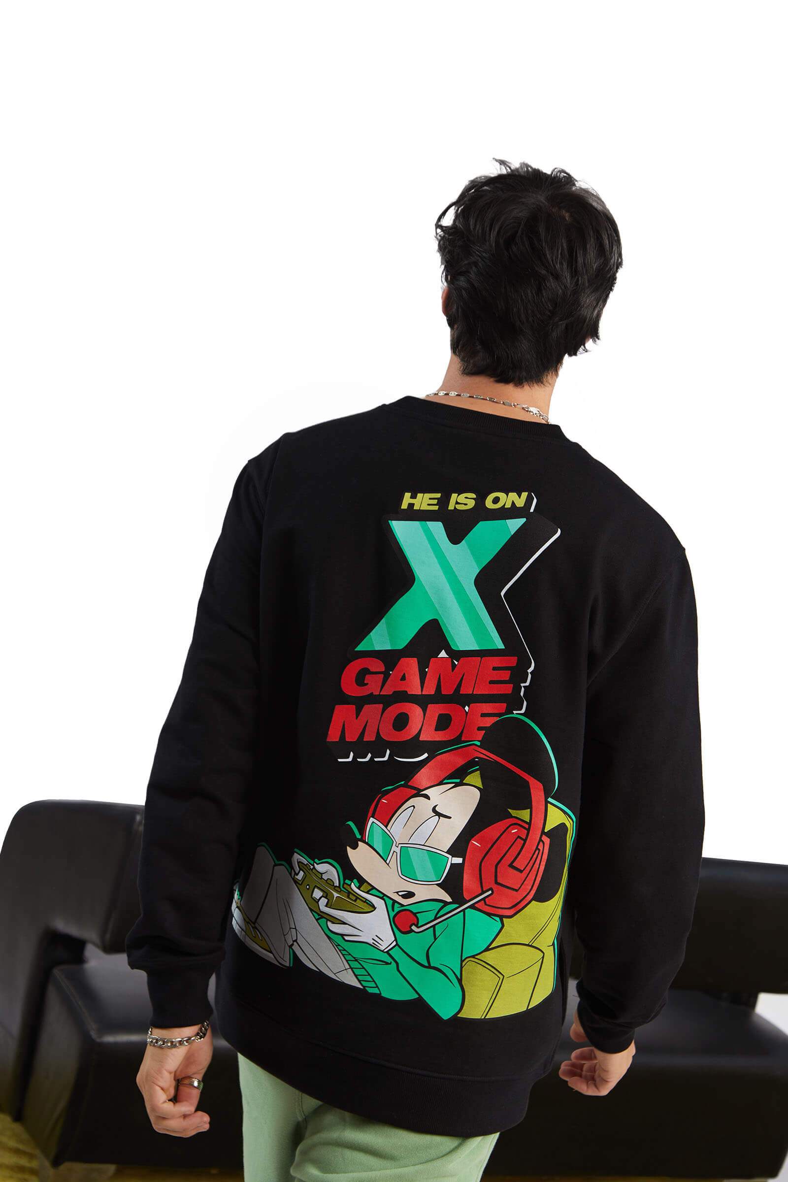 X Game Mode Oversized Sweatshirt - BonkersCorner