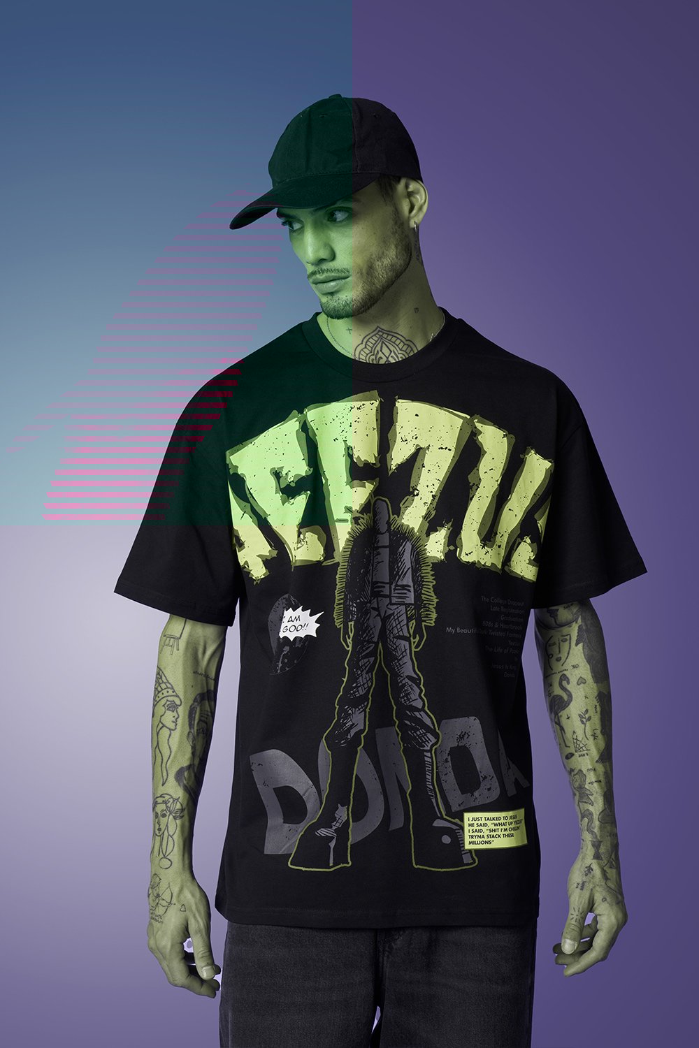 Yeezus Oversized T-shirt - BonkersCorner