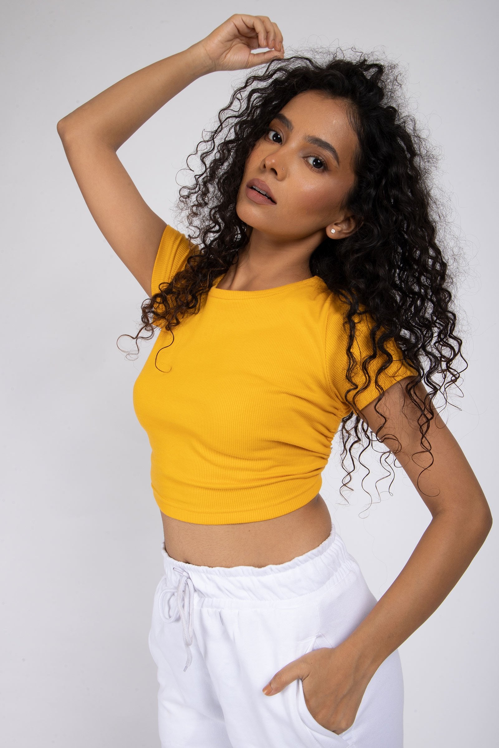 Yellow Backless Tie-Up - BonkersCorner