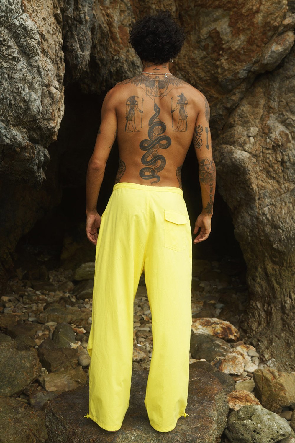 Yellow Parachute Pants - BonkersCorner