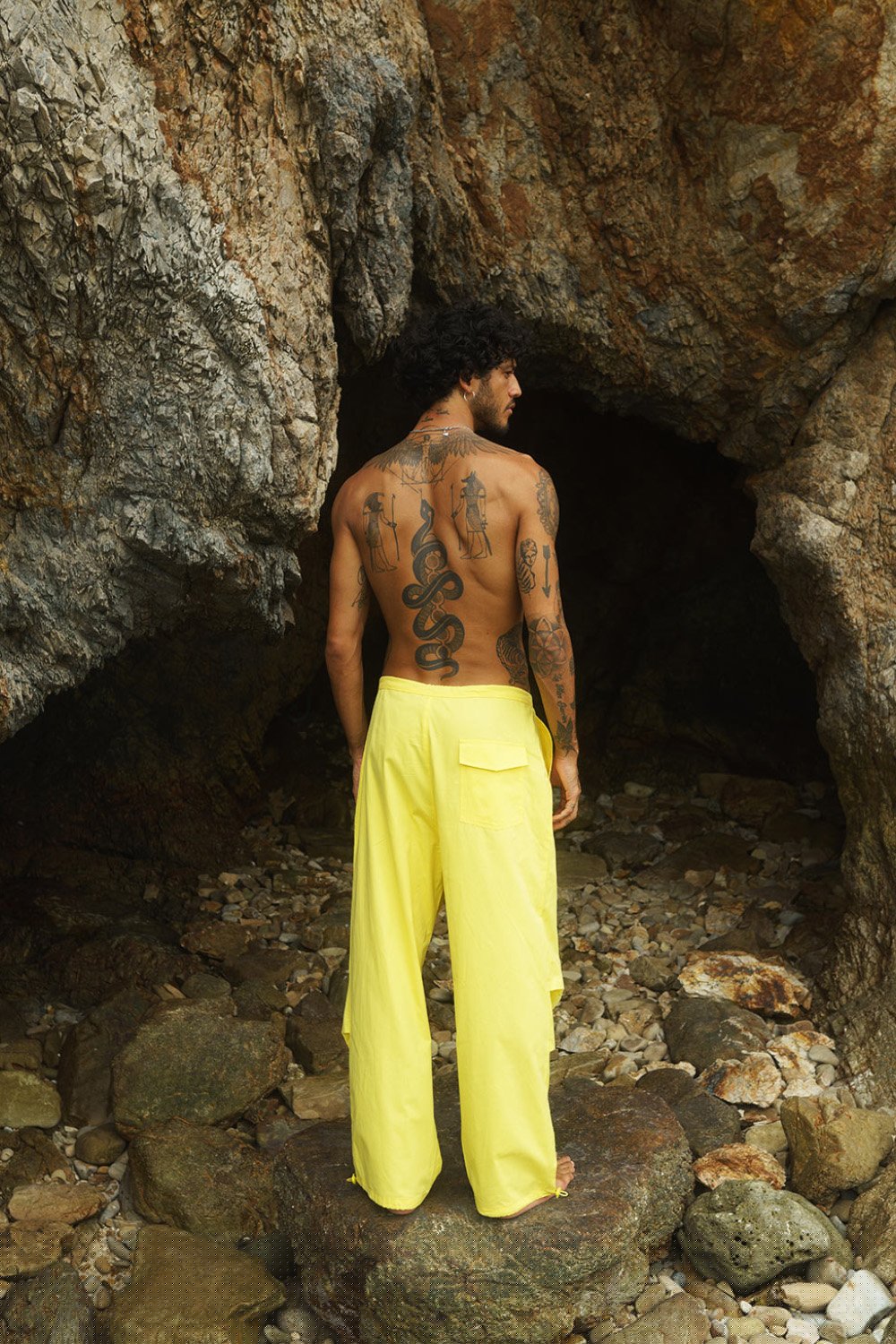 Yellow Parachute Pants - BonkersCorner