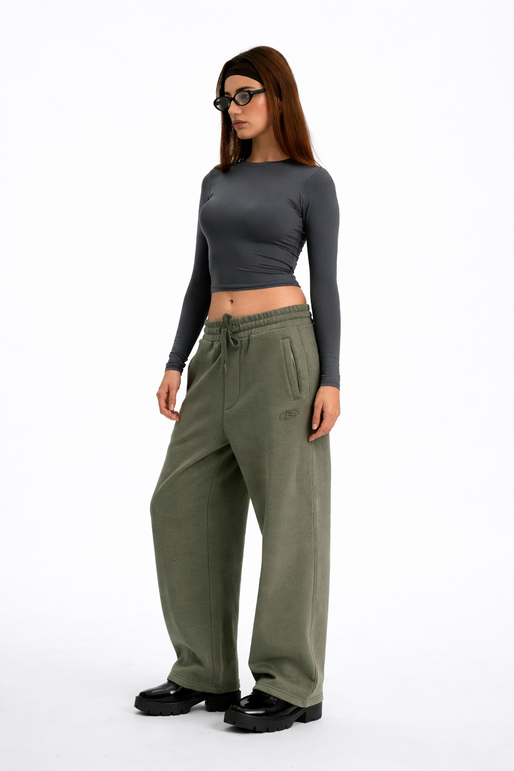 Faded Olive On The Go Joggers