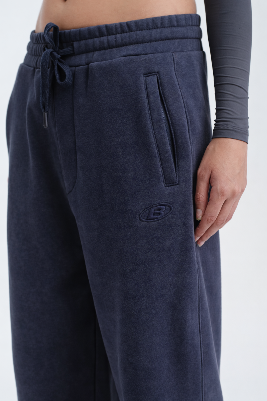 Blue Static Fade Joggers