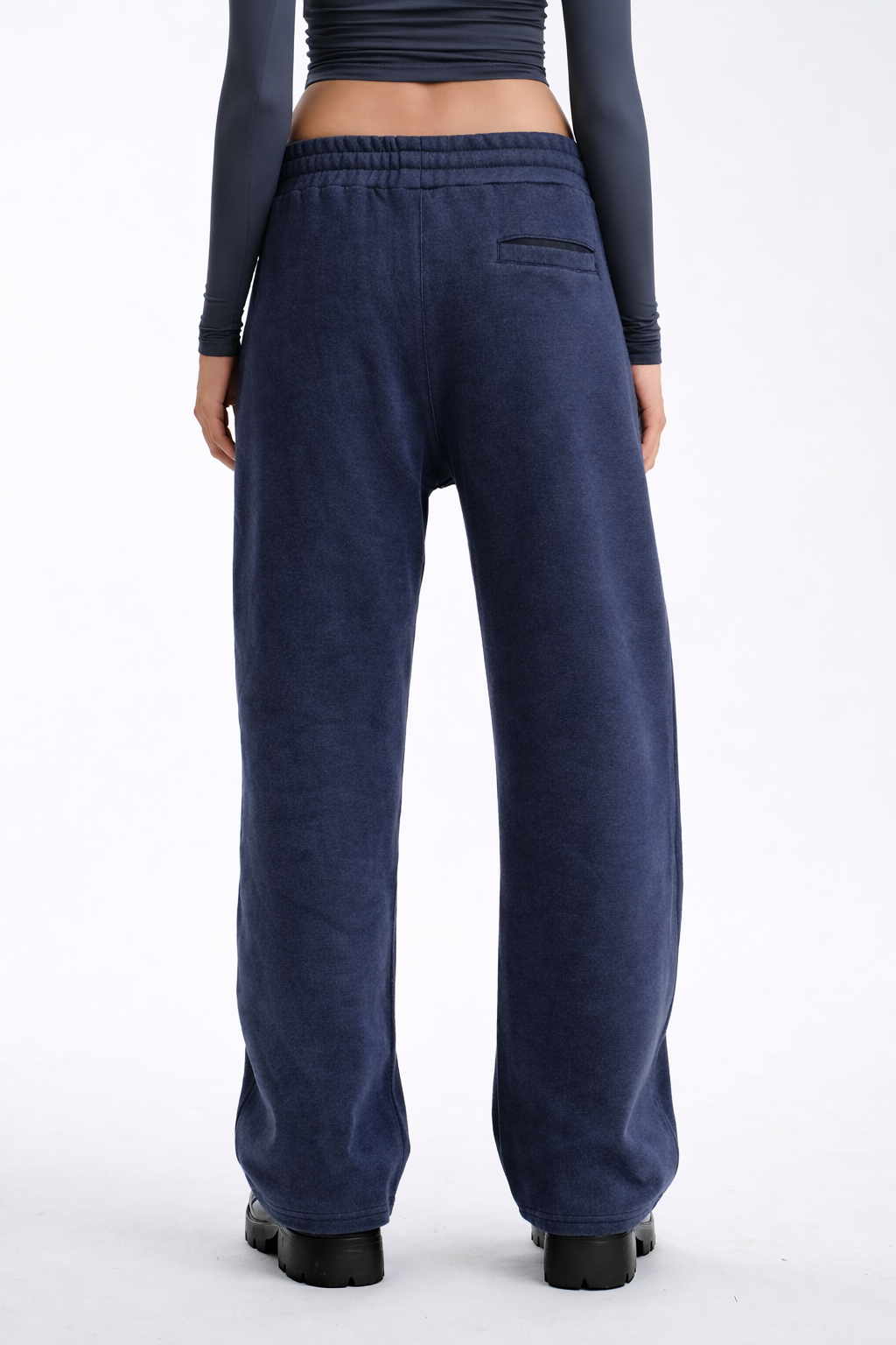 Blue Static Fade Joggers