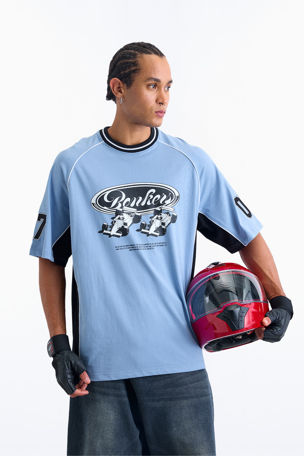 07 Moto Oversized T-shirt - BonkersCorner