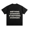 Growth Glitch Black Oversized T-shirt - BonkersCorner