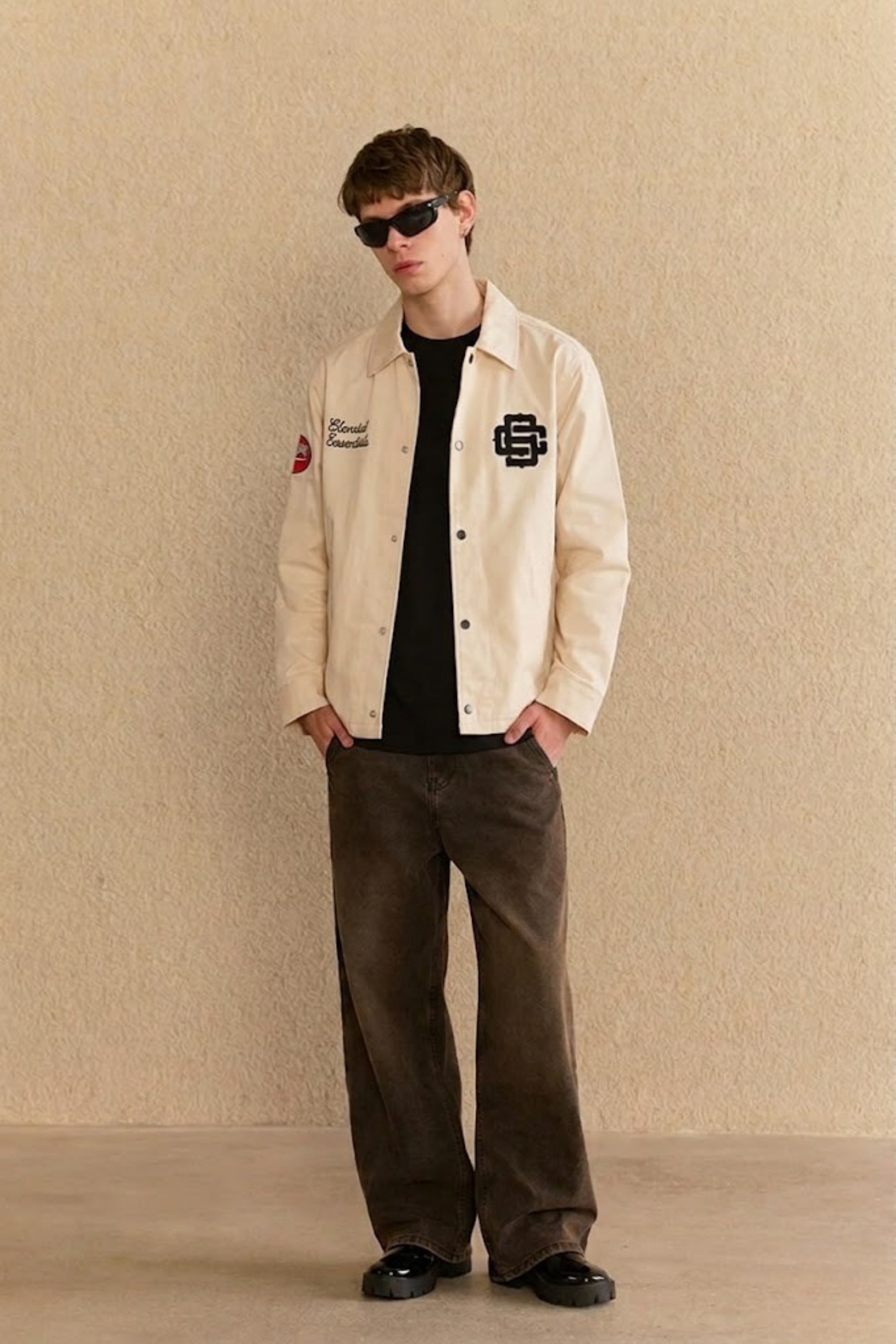 Off White Varsity Shacket - BonkersCorner