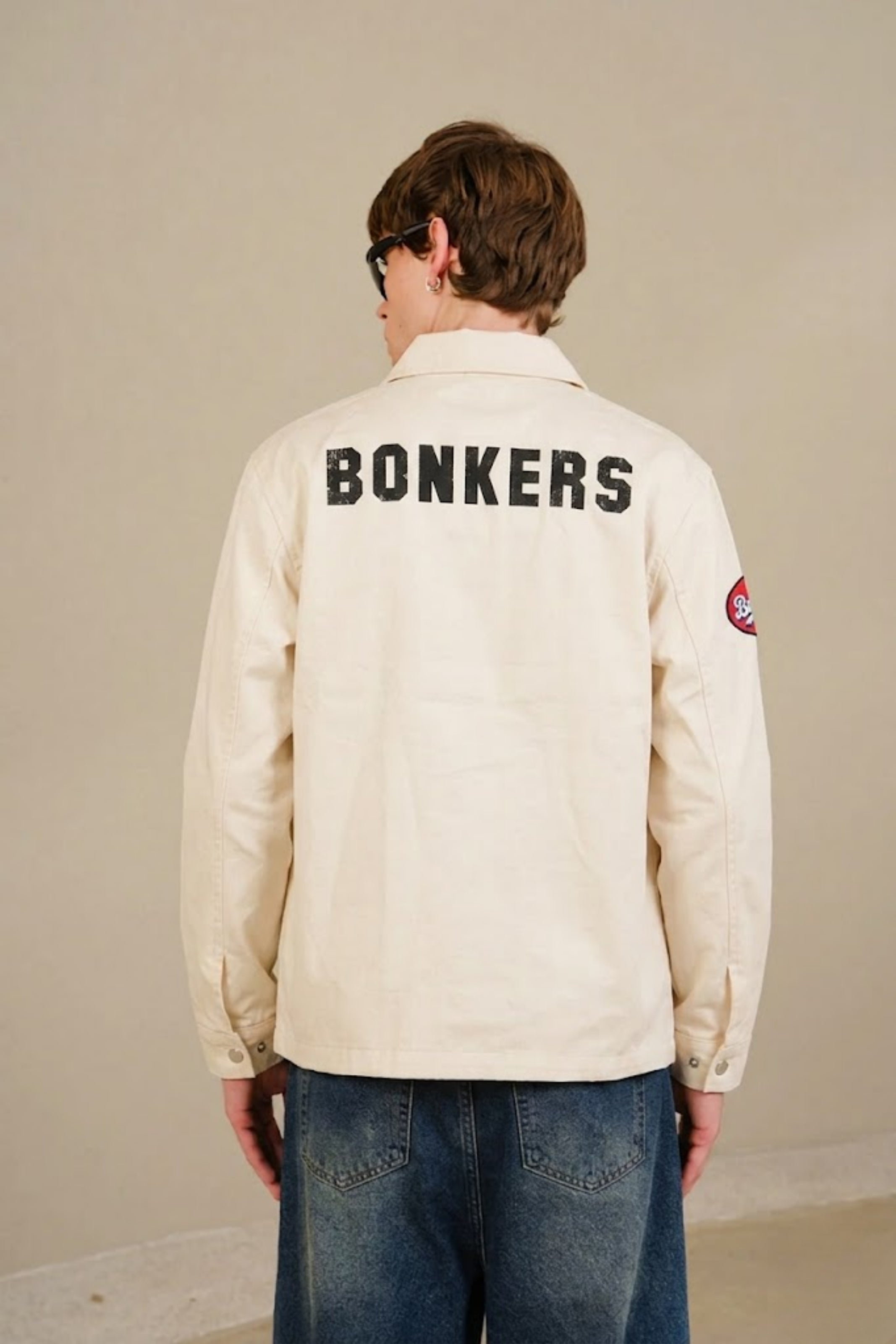 Off White Varsity Shacket - BonkersCorner