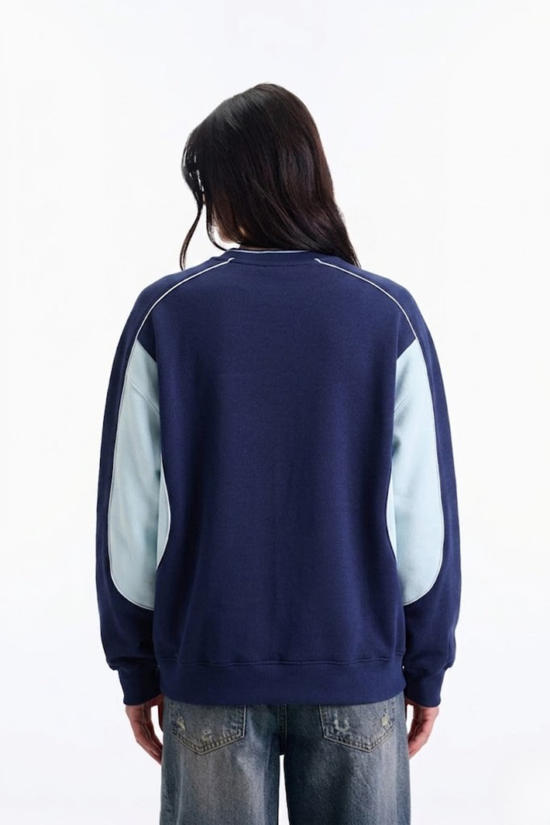 Navy 07 Varsity V-Neck Sweatshirt - BonkersCorner