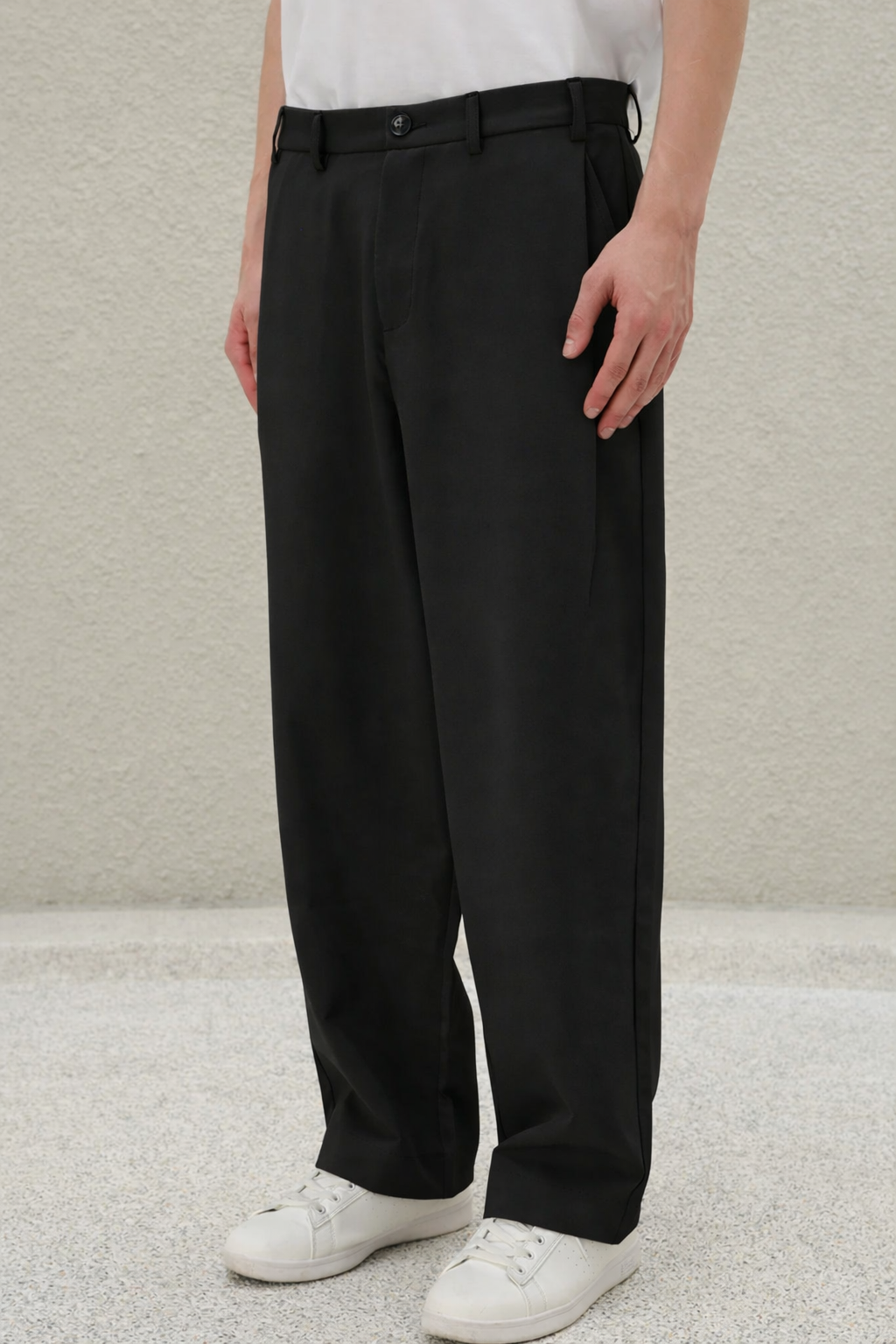 Shadow Black Korean Pants