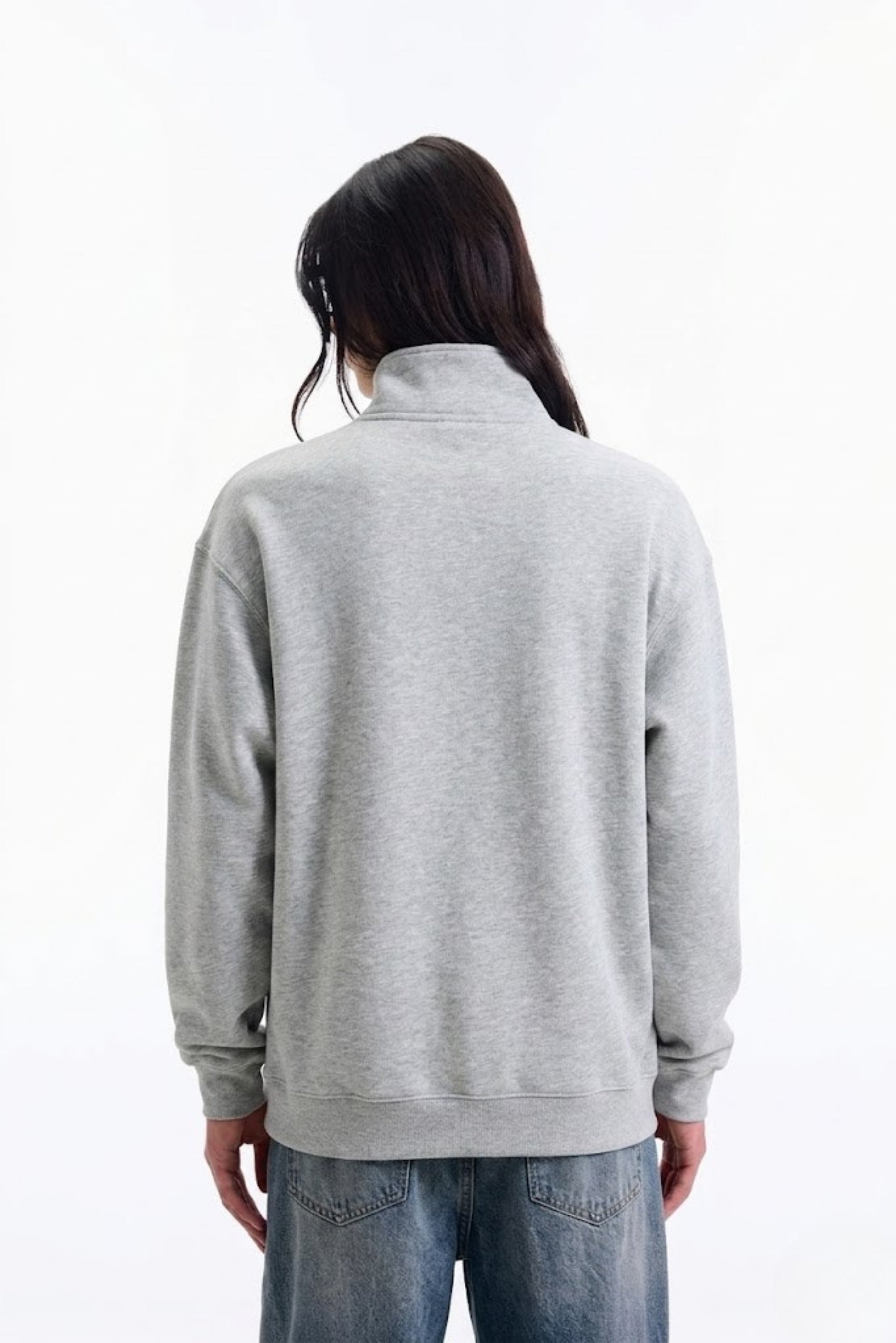 Grey Axis Half-Zip Sweatshirt - BonkersCorner