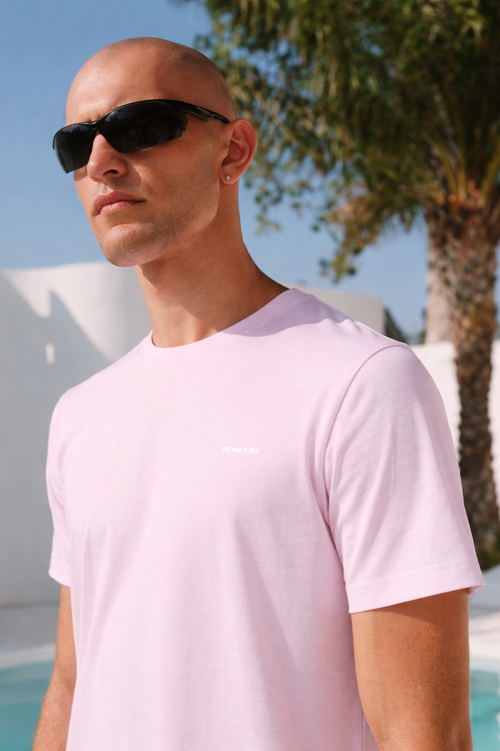 Serene Pink Supima Regular Fit T-shirt - BonkersCorner