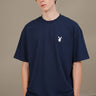 Playboy Core Navy Oversized T-shirt - BonkersCorner
