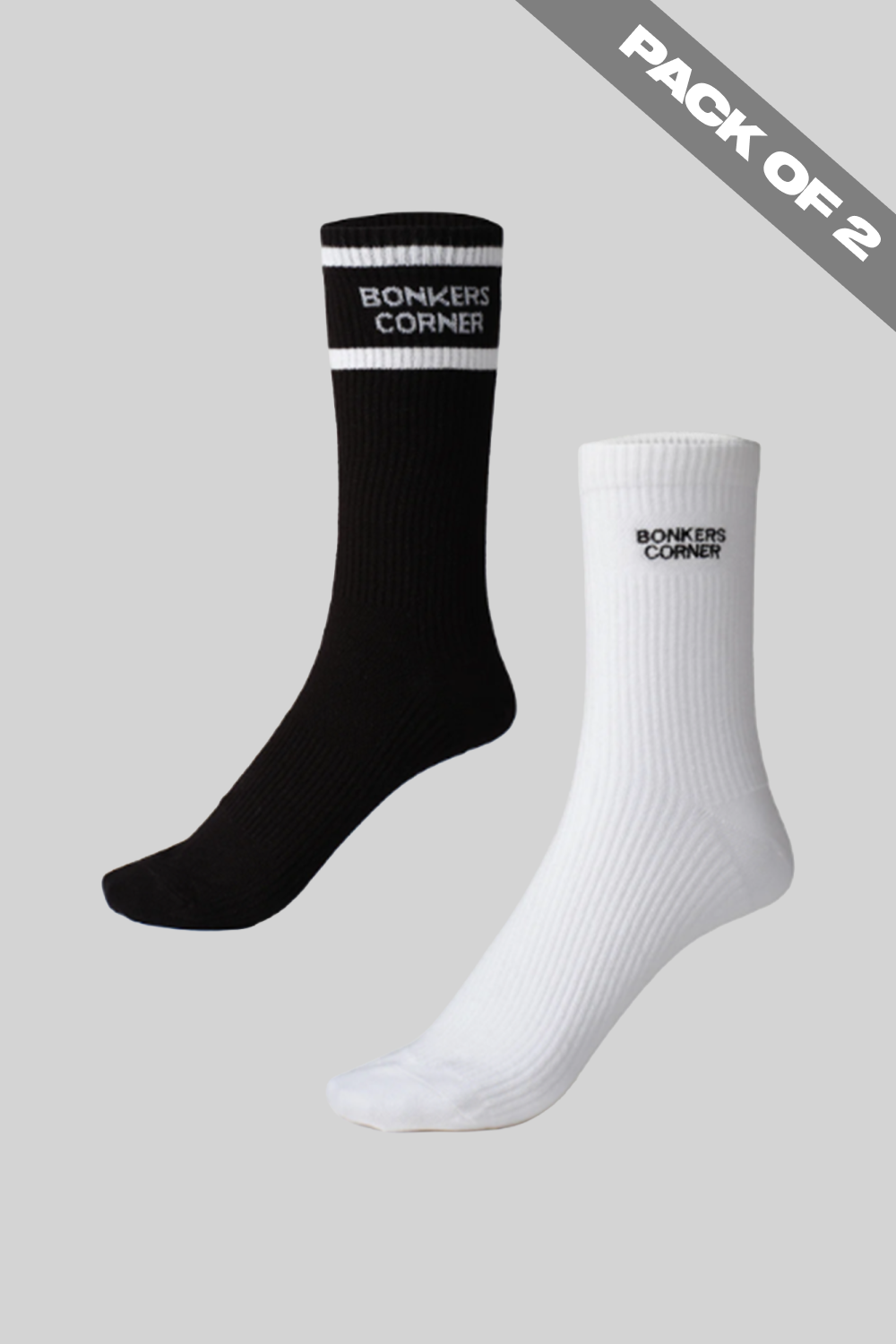 Bonkers Essential Socks - Pack of 2