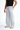 White Sporty Deconstructed Loose Pants - BonkersCorner