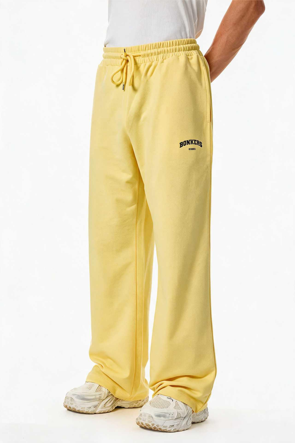 Mellow Yellow Wide-Leg Sweatpants
