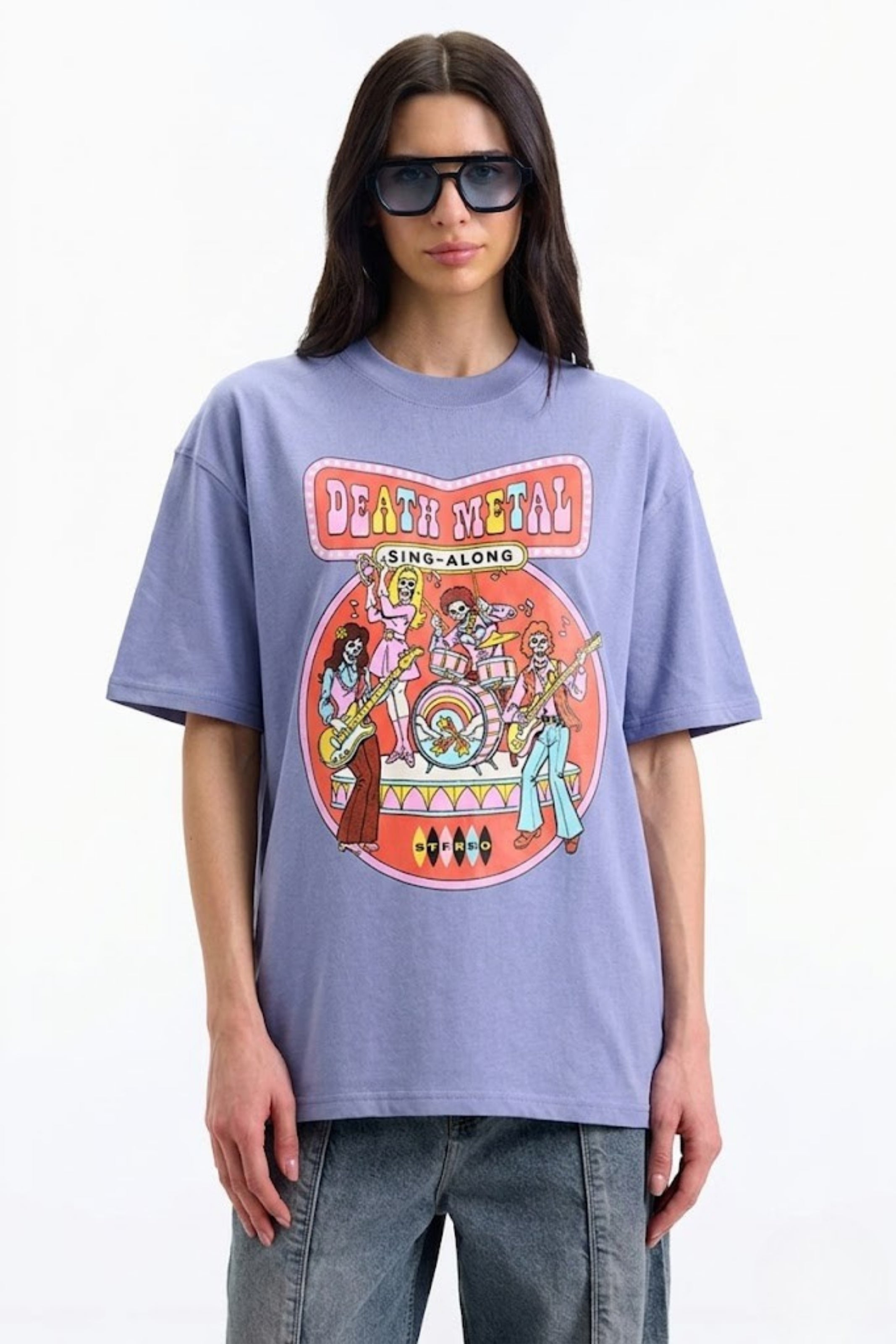 Death Metal Oversized T-shirt - BonkersCorner