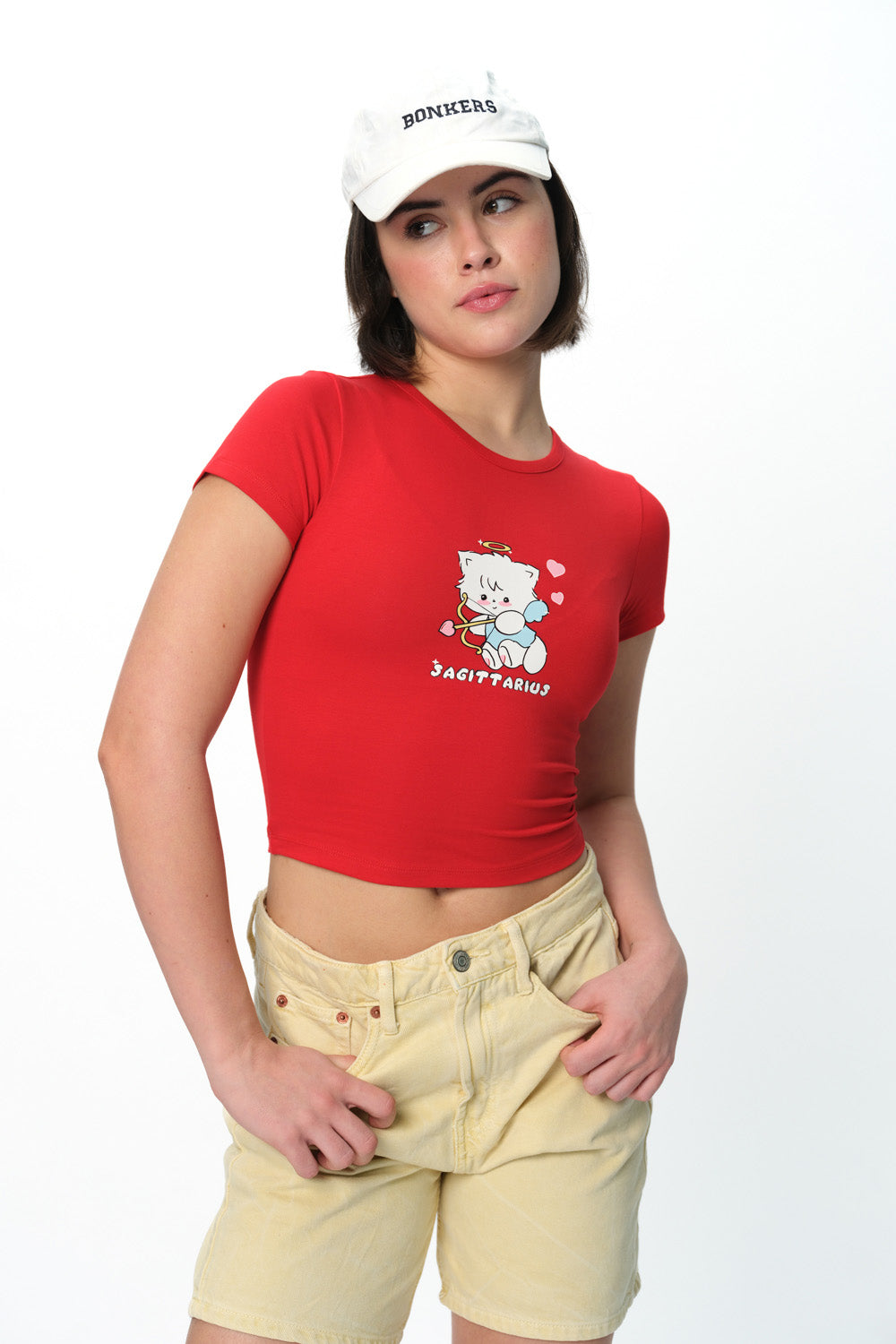 Sagittarius Soar Long Length Baby Tee - BonkersCorner
