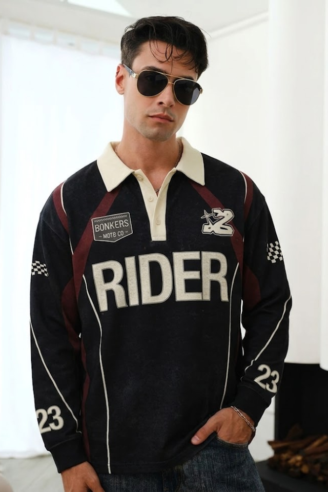 Rider 23 Racing Knit Polo