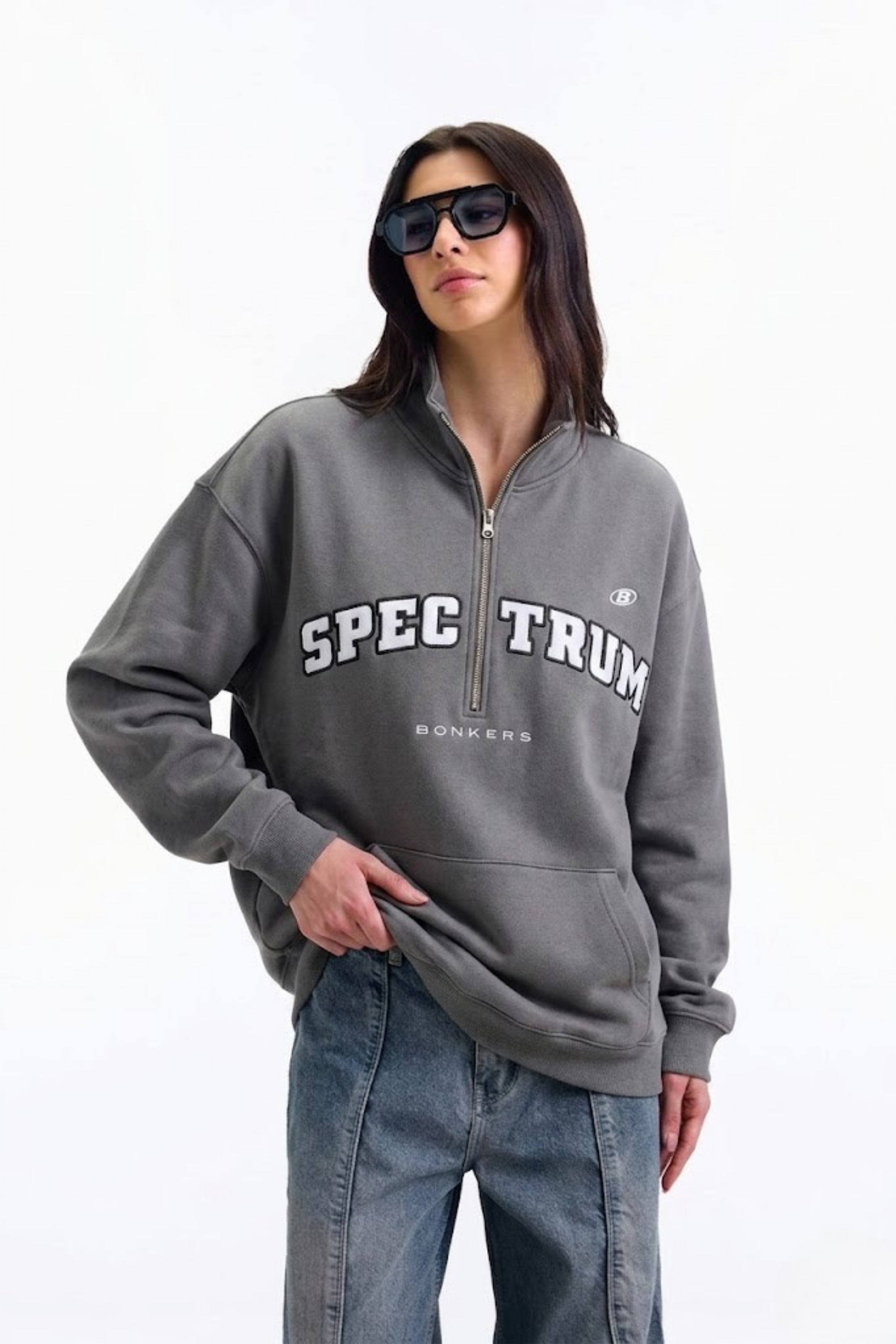 Grey Spectrum Pullover - BonkersCorner