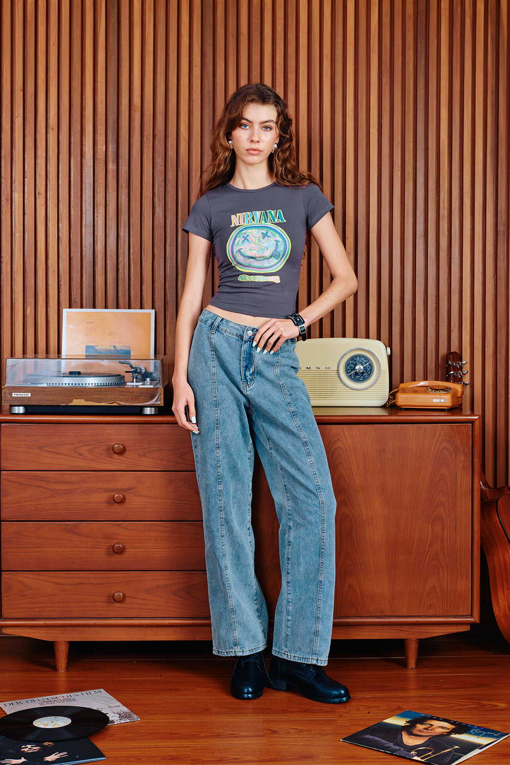 Abstract Nirvana Baby Tee