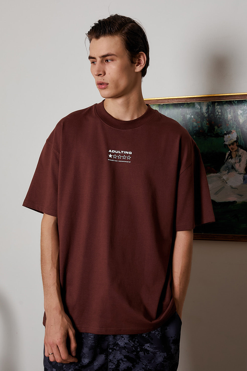 Adulthood Error Oversized T-shirt