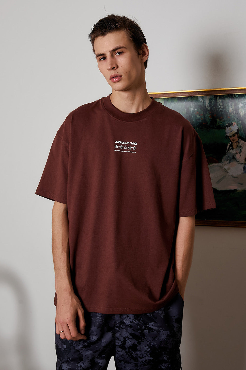 Adulthood Error Oversized T-shirt