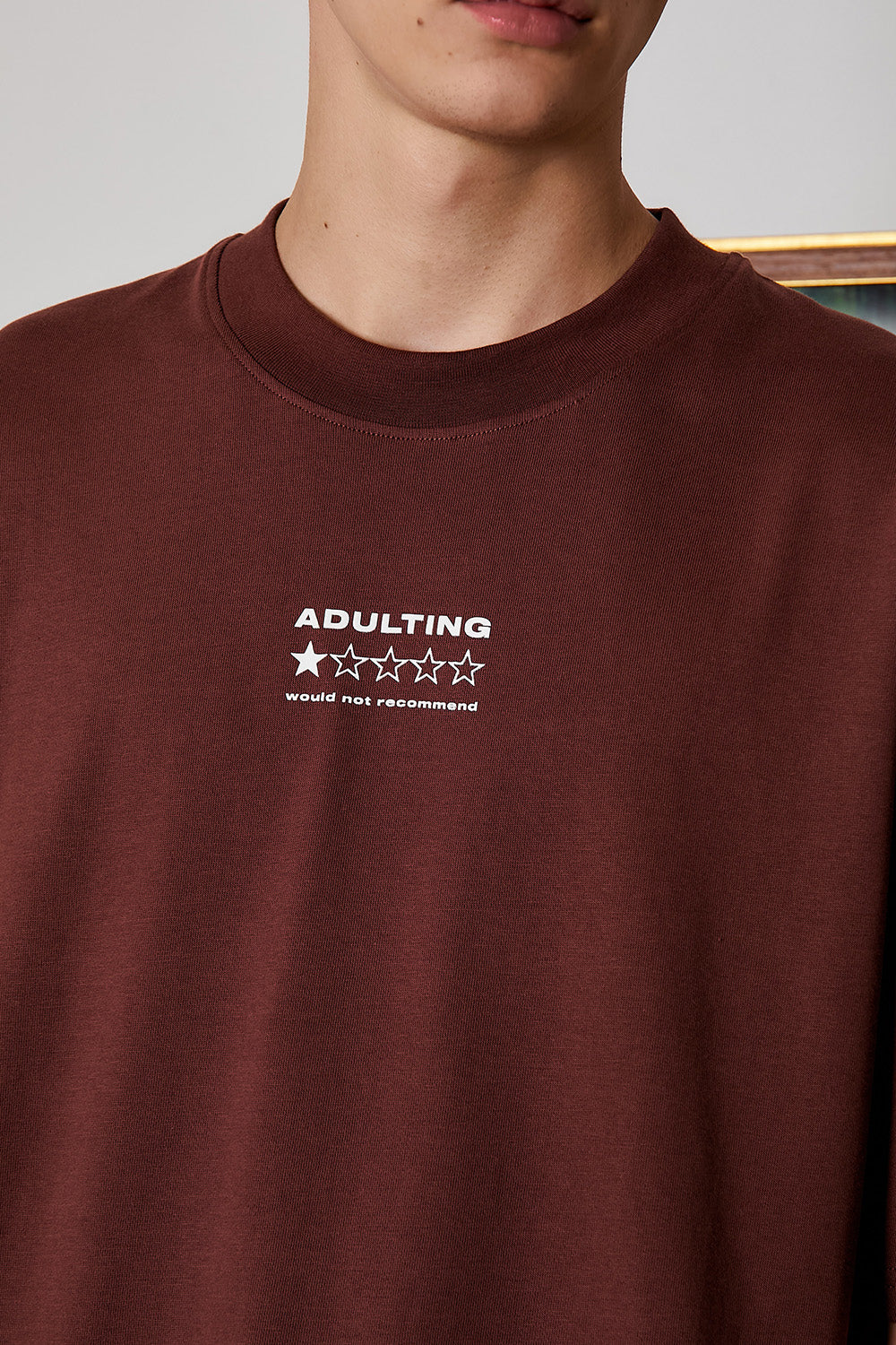 Adulthood Error Oversized T-shirt