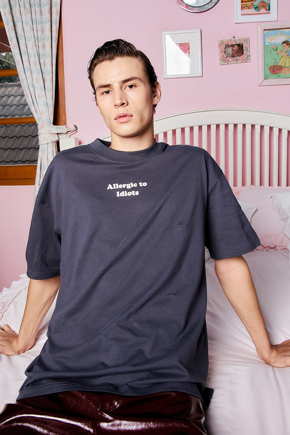 Allergic To Idiots Oversized T-shirt