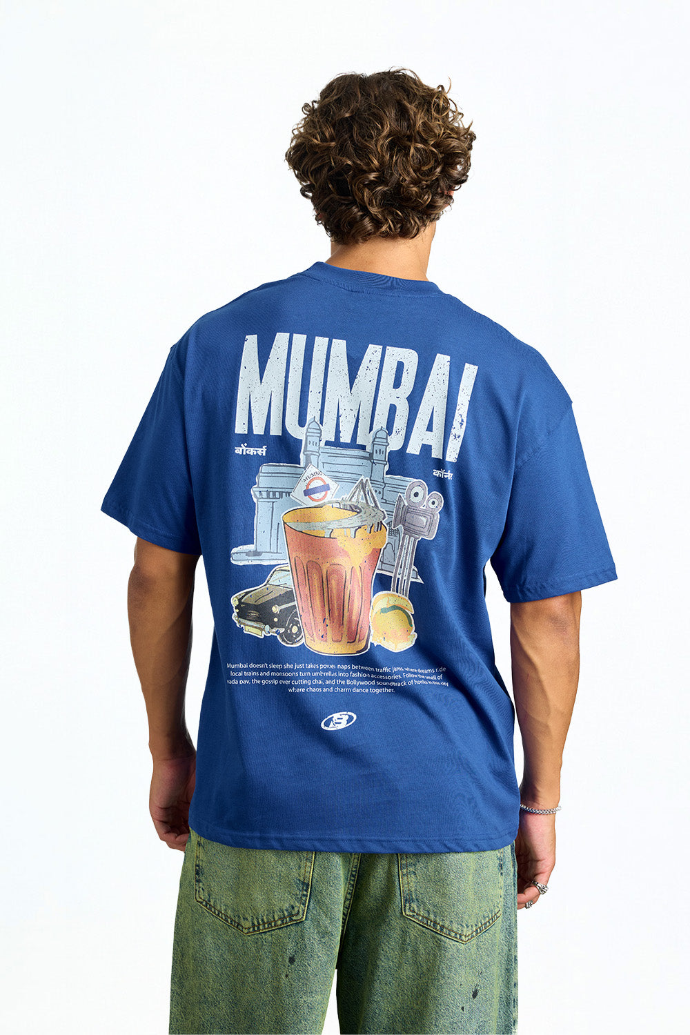 Amchi Mumbai Oversized T-shirt - BonkersCorner