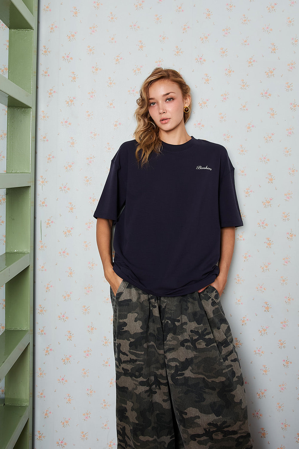 Anti-Reel Club Navy Blue Oversized T-shirt - BonkersCorner