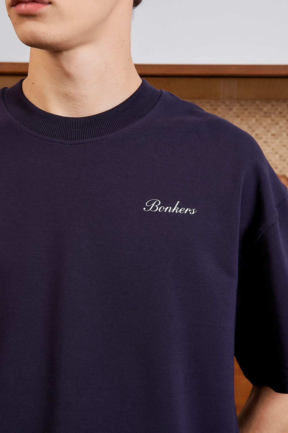Anti-Reel Club Navy Blue Oversized T-shirt - BonkersCorner