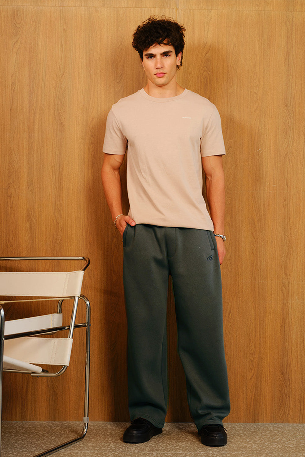 Ash Olive On The Go Joggers