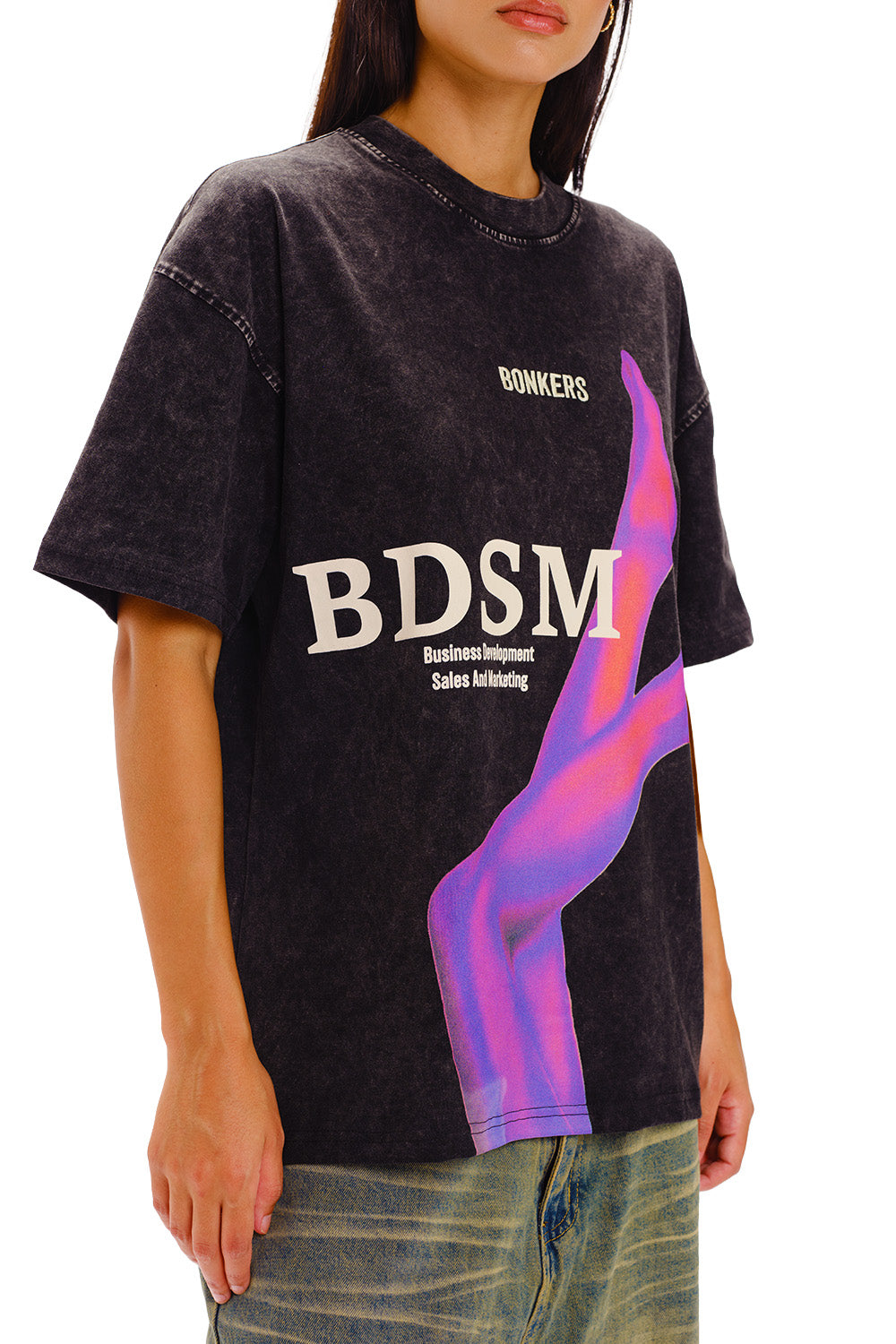 B.D.S.M Oversized T-shirt - BonkersCorner
