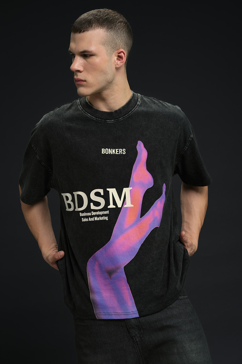 B.D.S.M Oversized T-shirt - BonkersCorner