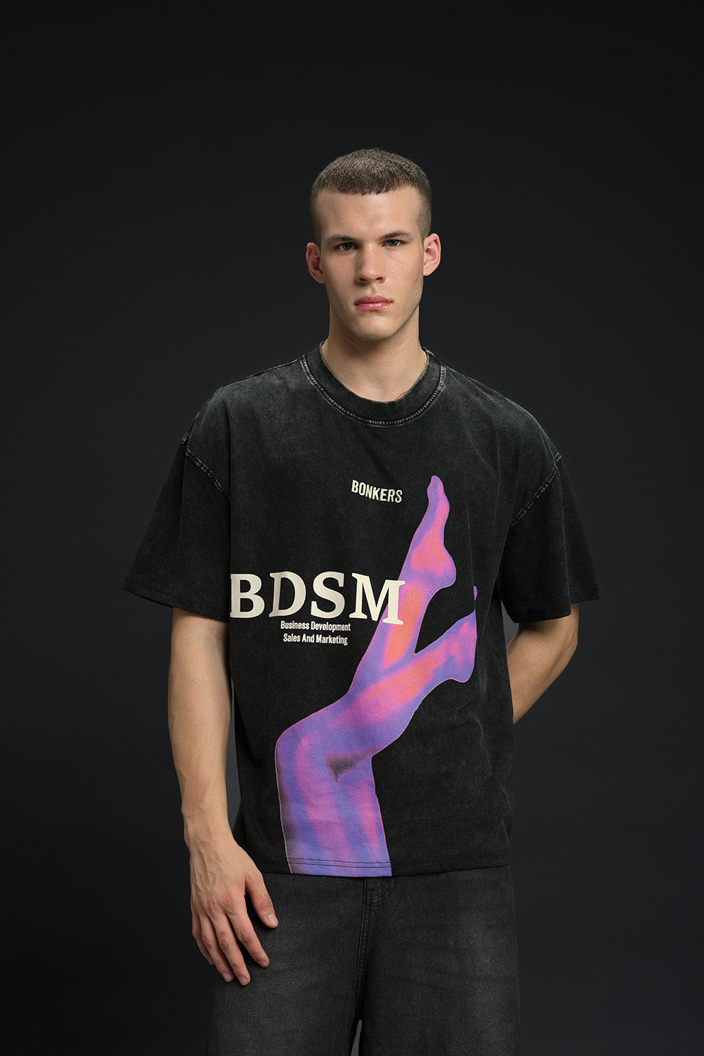B.D.S.M Oversized T-shirt - BonkersCorner
