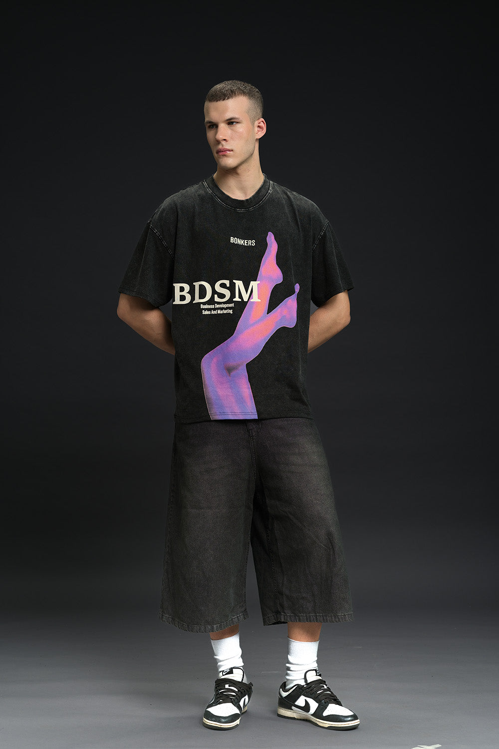 B.D.S.M Oversized T-shirt - BonkersCorner