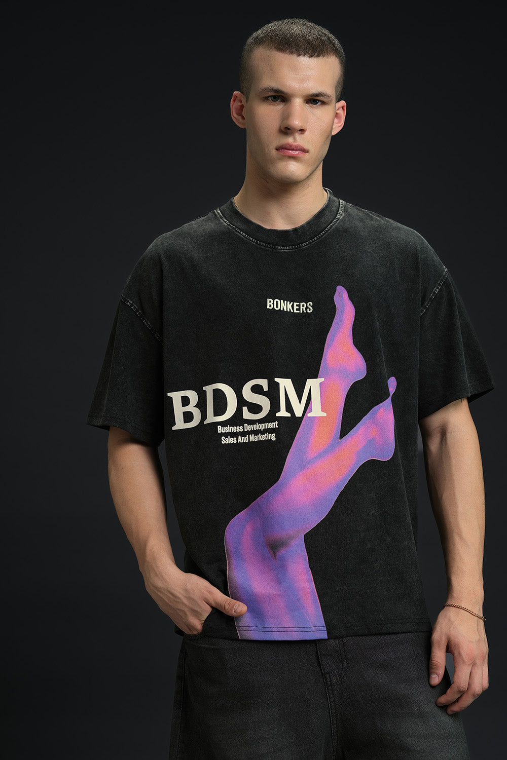 B.D.S.M Oversized T-shirt - BonkersCorner