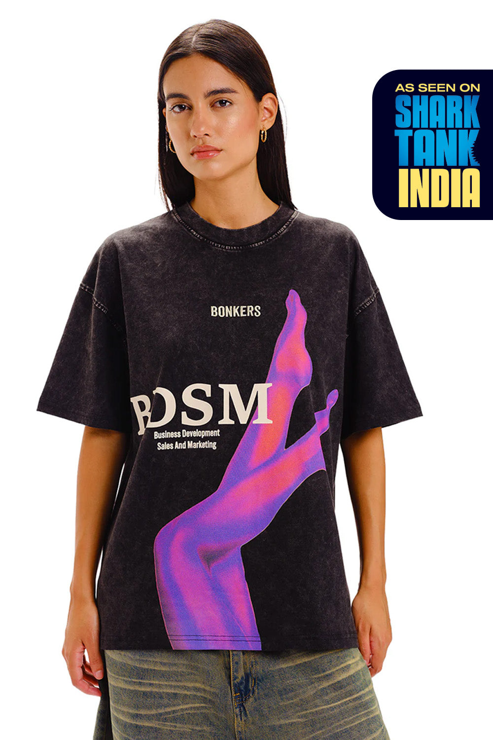 B.D.S.M Oversized T-shirt - BonkersCorner