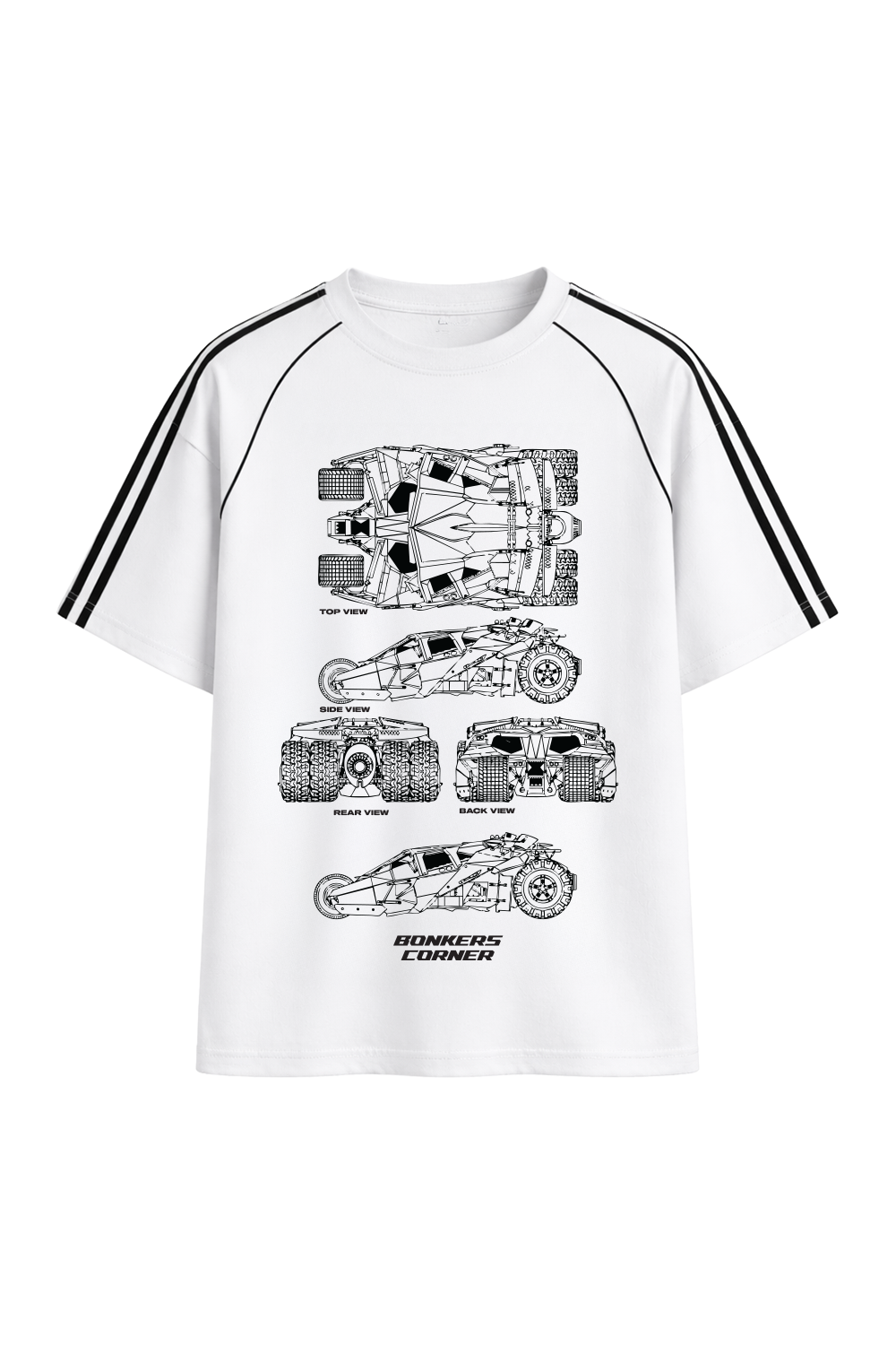 Racers Core Oversized T-shirt - BonkersCorner
