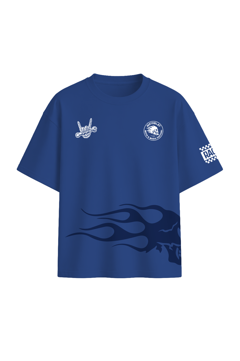 Guy Rule Instrument Moto Guys Rule Oversized T-shirt