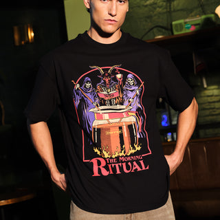 Morning Ritual Oversized T-shirt - BonkersCorner