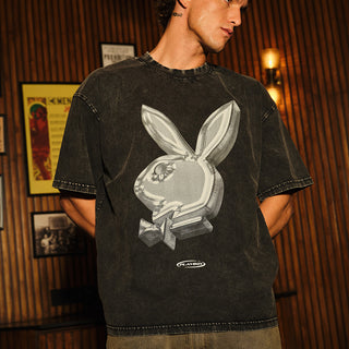 Metallic Rabbit Oversized T-shirt - BonkersCorner