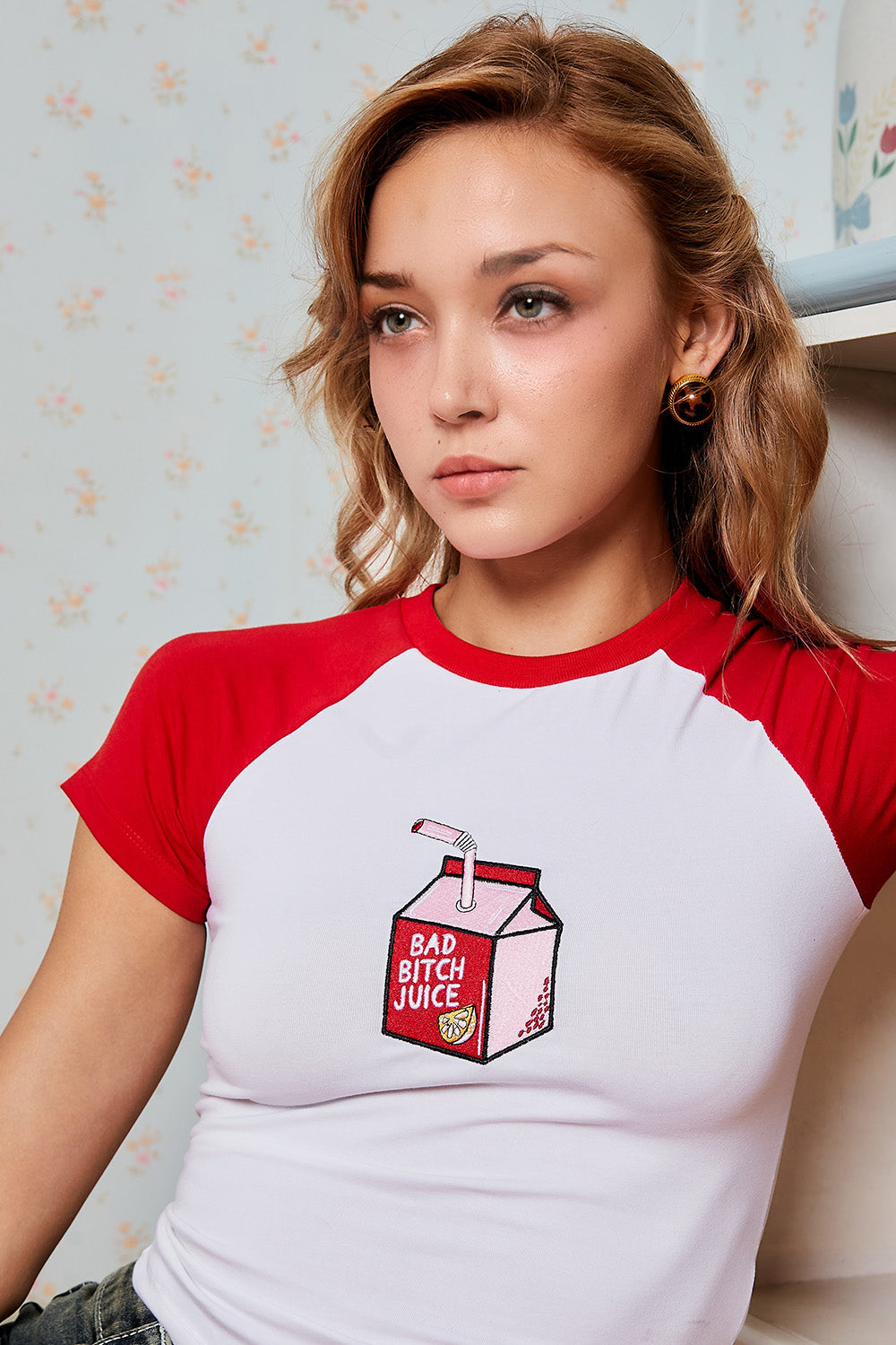 Bad Bitch Juice Baby Tee - BonkersCorner