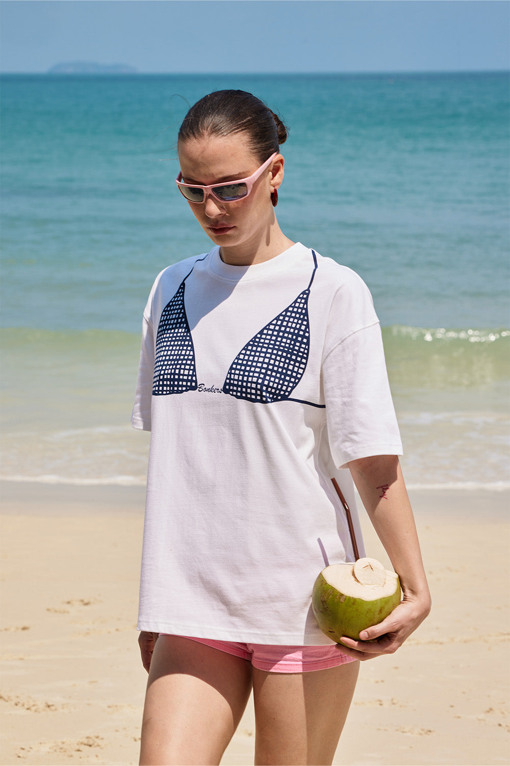 Barely Beach Oversized T-shirt - BonkersCorner