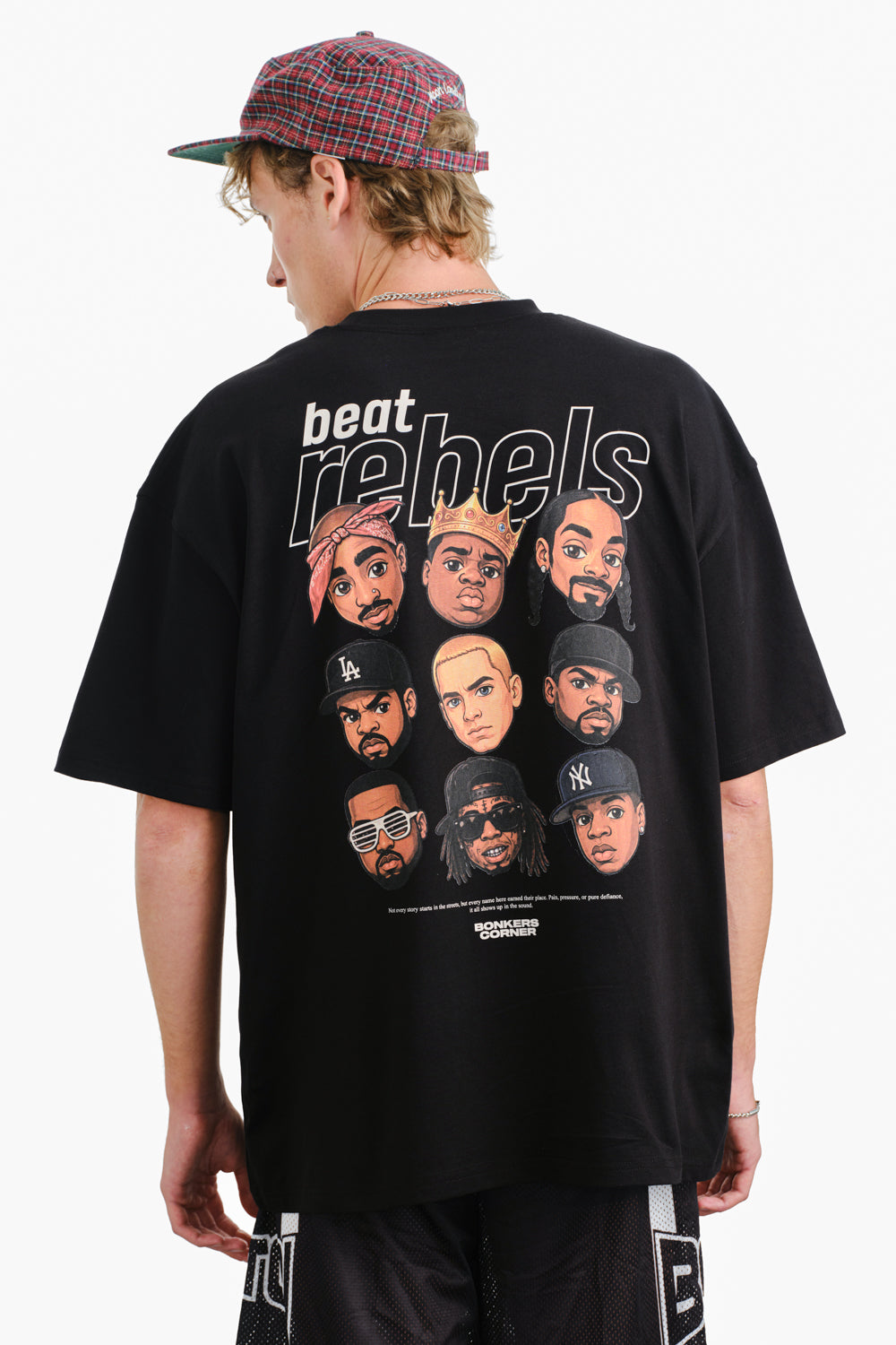Beat Rebels Oversized T-shirt - BonkersCorner