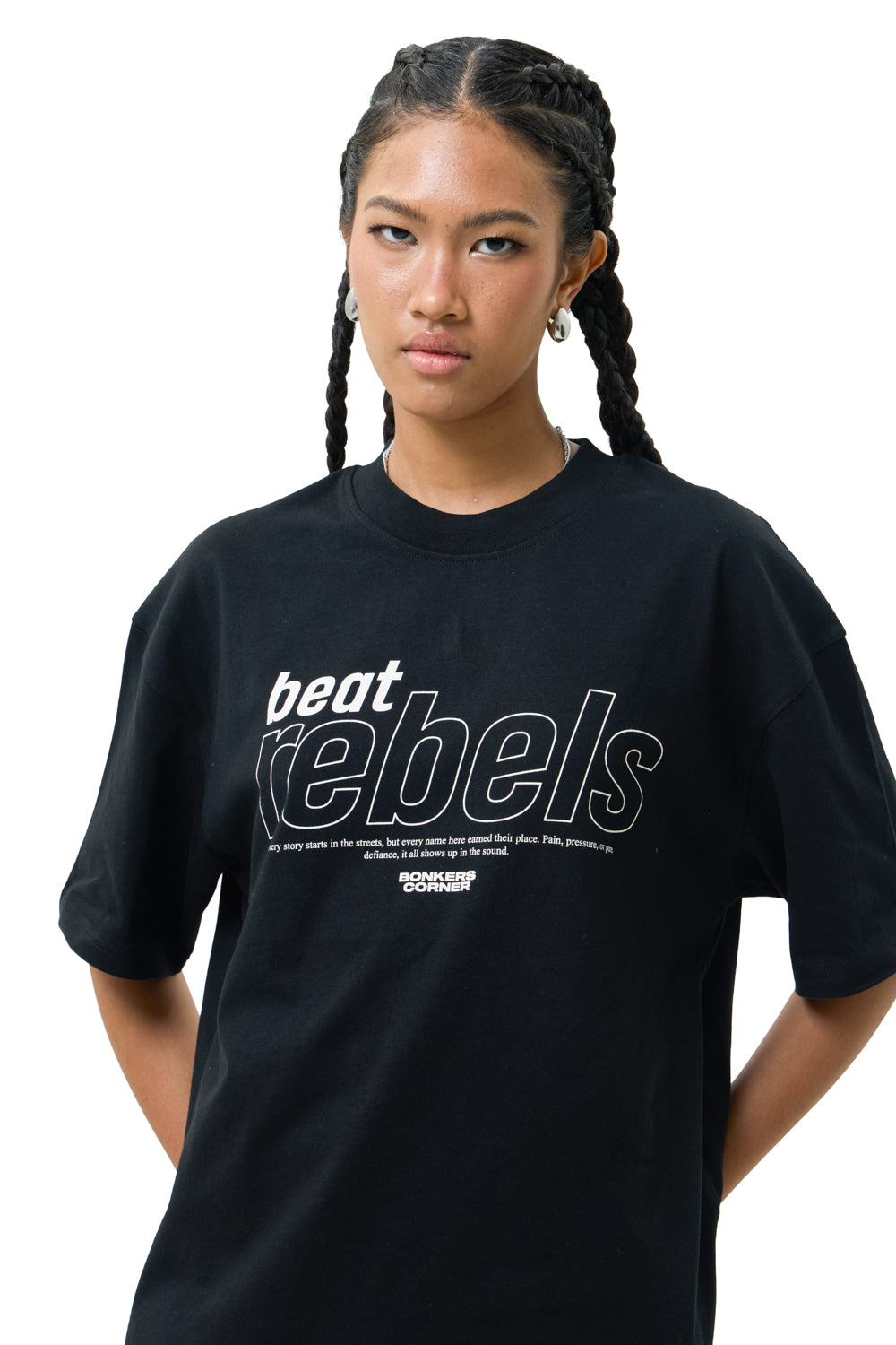 Beat Rebels Oversized T-shirt - BonkersCorner