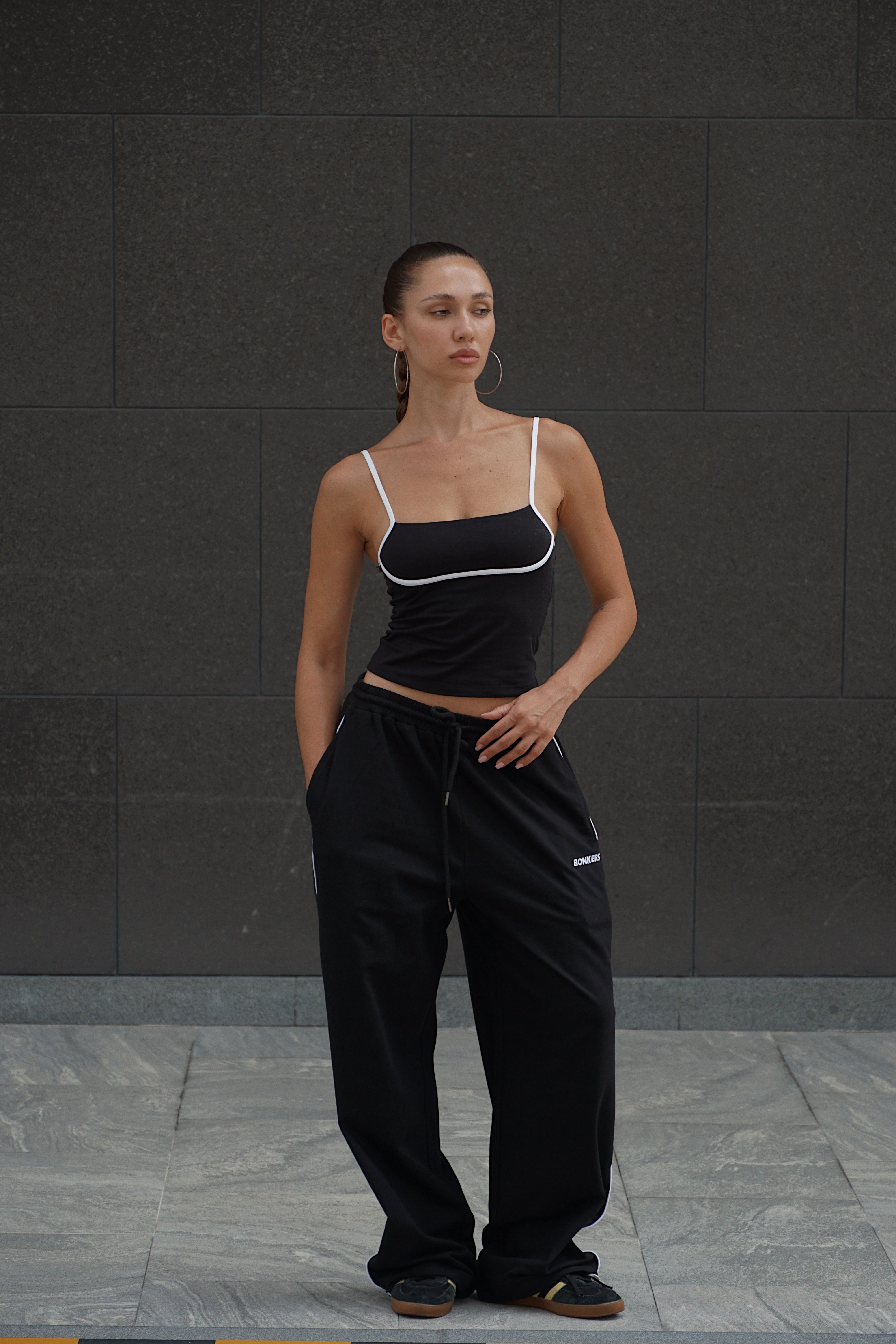 Black Essential Cami Top - BonkersCorner